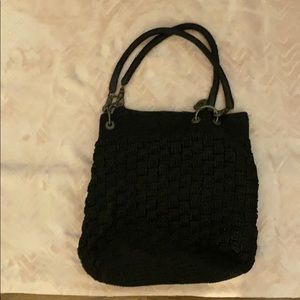 Black SAK Crochet Handbag